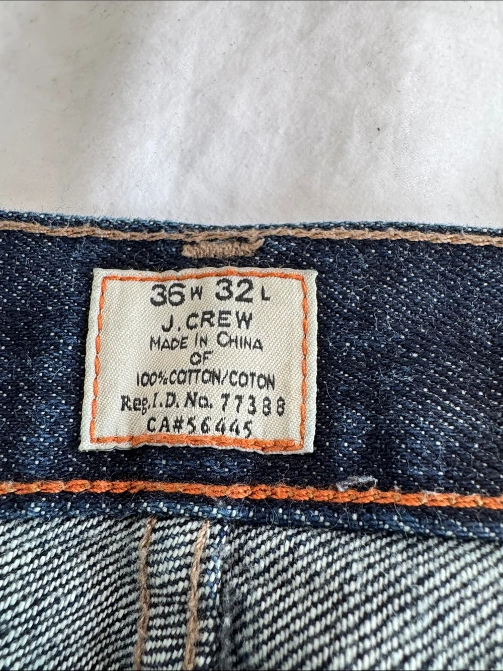 J. Crew Slim Fit Dark Indigo Men's Jeans